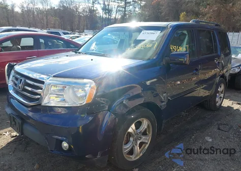 2015 Honda Pilot Ex-L from USA, damaged, VIN 5FNYF4H54FB059667